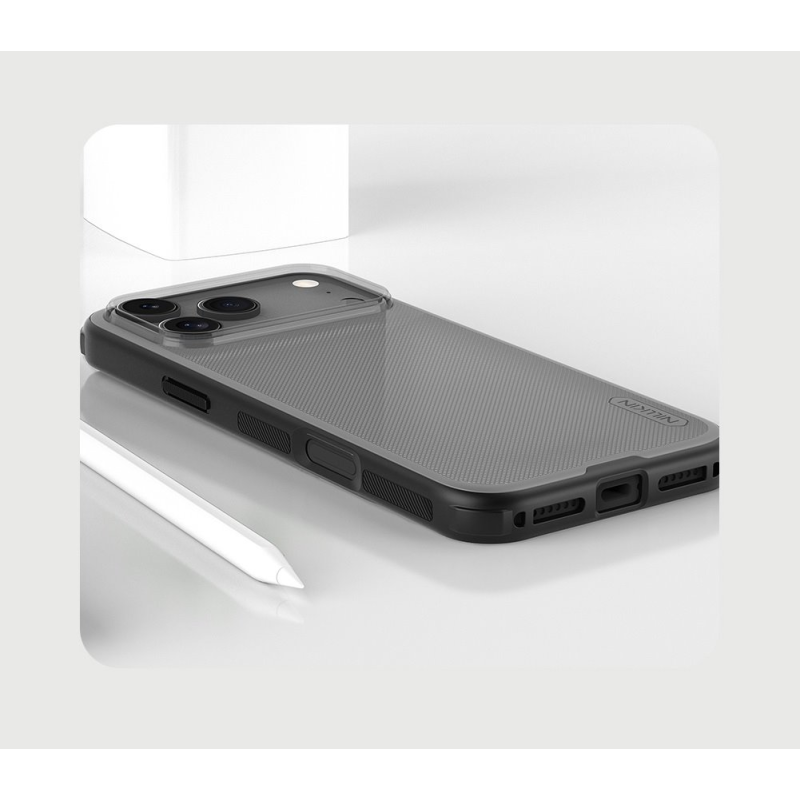 Nillkin Super Frosted PRO Back Cover for Apple iPhone 17 Pro Max/18 Pro Max Transparent Black