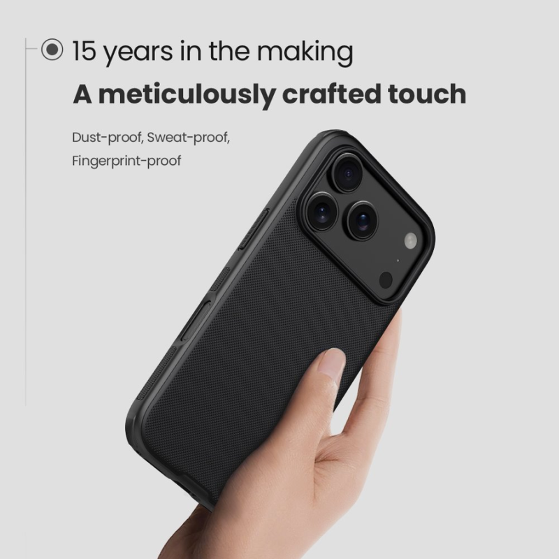 Nillkin Super Frosted PRO Back Cover for Apple iPhone 17 Pro Max/18 Pro Max Black