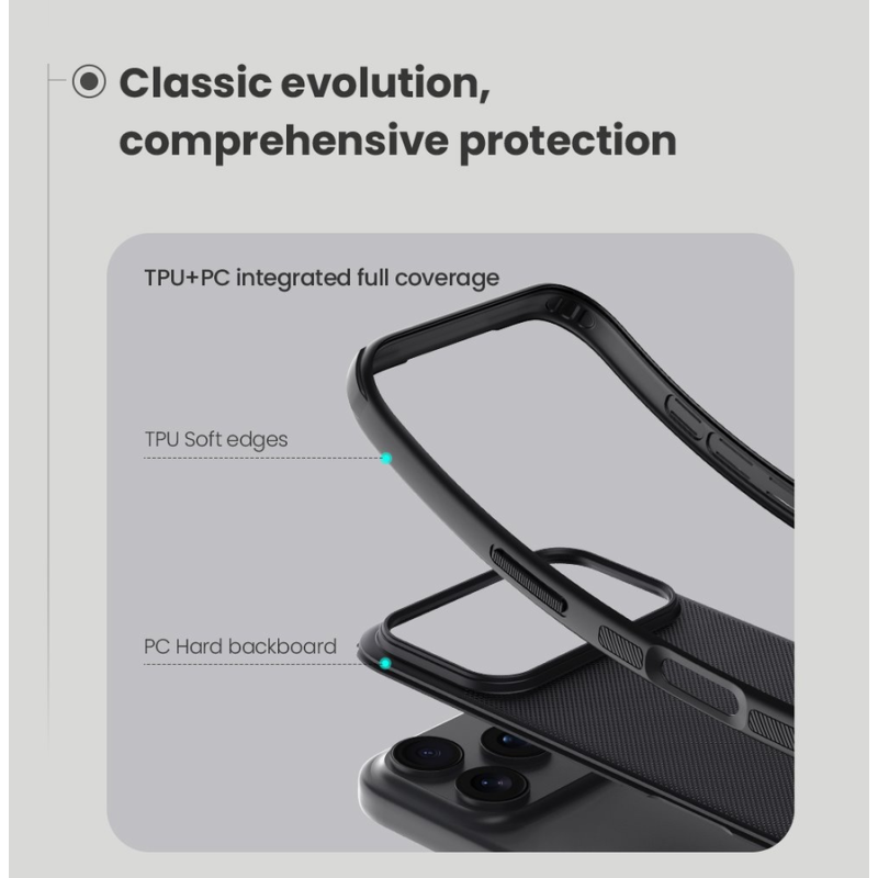 Nillkin Super Frosted PRO Back Cover for Apple iPhone 17 Pro Max/18 Pro Max Black