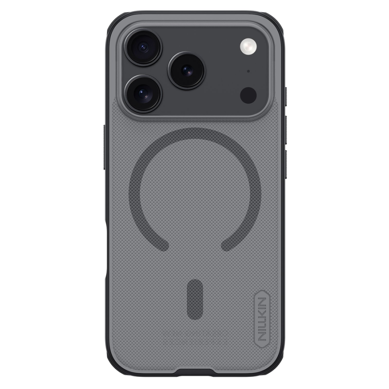 Nillkin Super Frosted PRO Magnetic Back Cover for Apple iPhone 17 Pro/18 Pro Transparent Black