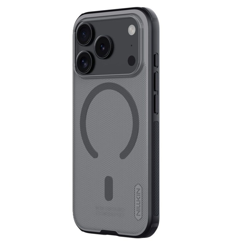 Nillkin Super Frosted PRO Magnetic Back Cover for Apple iPhone 17 Pro/18 Pro Transparent Black