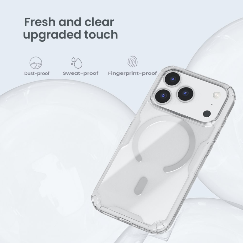Nillkin Nature TPU PRO Magnetic Cover for Apple iPhone 17 Pro/18 Pro Transparent Black