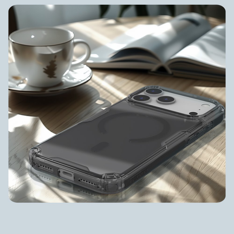 Nillkin Nature TPU PRO Magnetic Cover for Apple iPhone 17 Pro Max/18 Pro Max Transparent Black