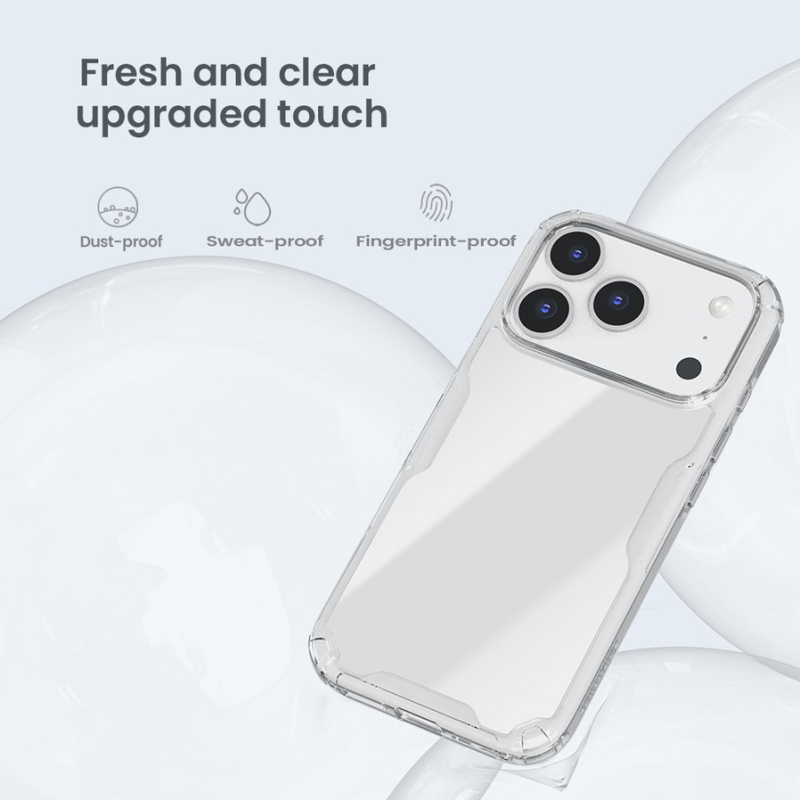 Nillkin Nature TPU PRO Cover for Apple iPhone 17 Pro/18 Pro Transparent Black