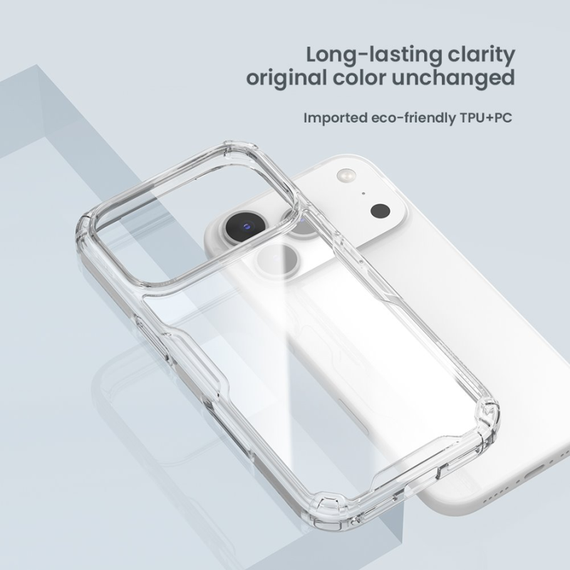 Nillkin Nature TPU PRO Cover for Apple iPhone 17 Pro/18 Pro Transparent Black
