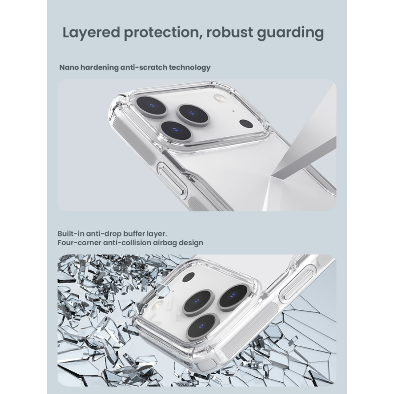 Nillkin Nature TPU PRO Cover for Apple iPhone 17 Pro/18 Pro Transparent