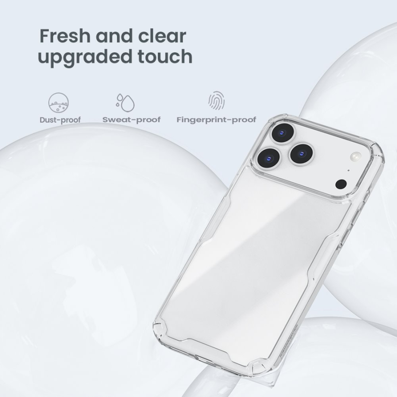 Nillkin Nature TPU PRO Cover for Apple iPhone 17 Pro Max/18 Pro Max Transparent Black
