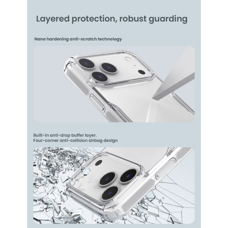 Nillkin Nature TPU PRO Cover for Apple iPhone 17 Pro Max/18 Pro Max Transparent Black