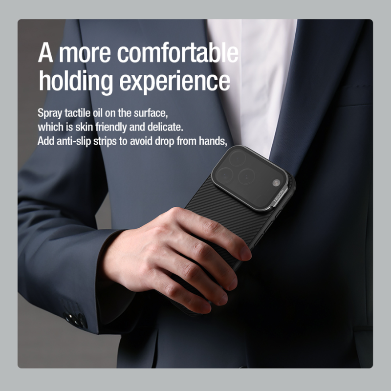 Nillkin CamShield Prop Case for Apple iPhone 17 Pro/18 Pro Black