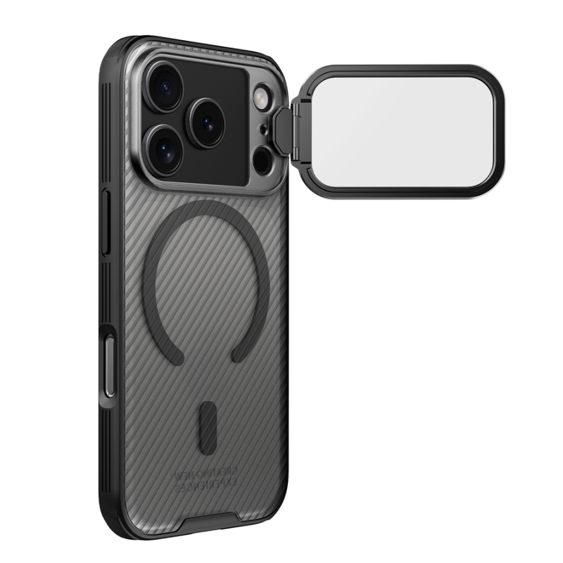Nillkin CamShield Prop Magnetic Case for Apple iPhone 17 Pro/18 Pro Transparent Black