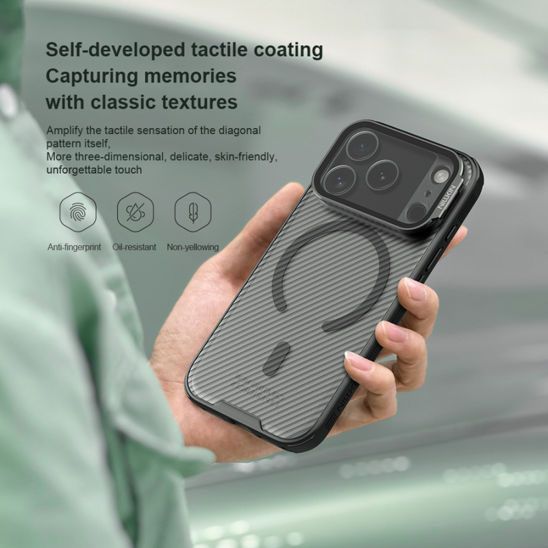 Nillkin CamShield Prop Magnetic Case for Apple iPhone 17 Pro/18 Pro Transparent Black