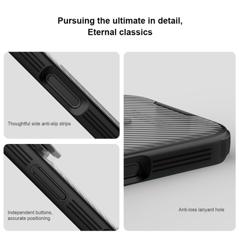 Nillkin CamShield Prop Magnetic Case for Apple iPhone 17 Pro/18 Pro Transparent Black