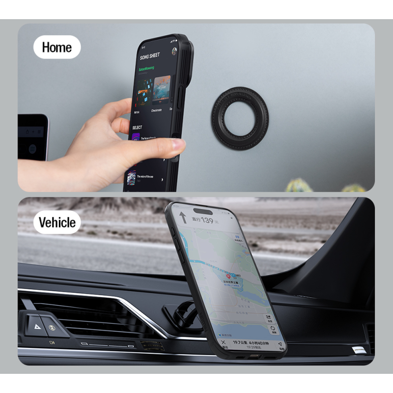 Nillkin CamShield Prop Magnetic Case for Apple iPhone 17 Pro/18 Pro Black