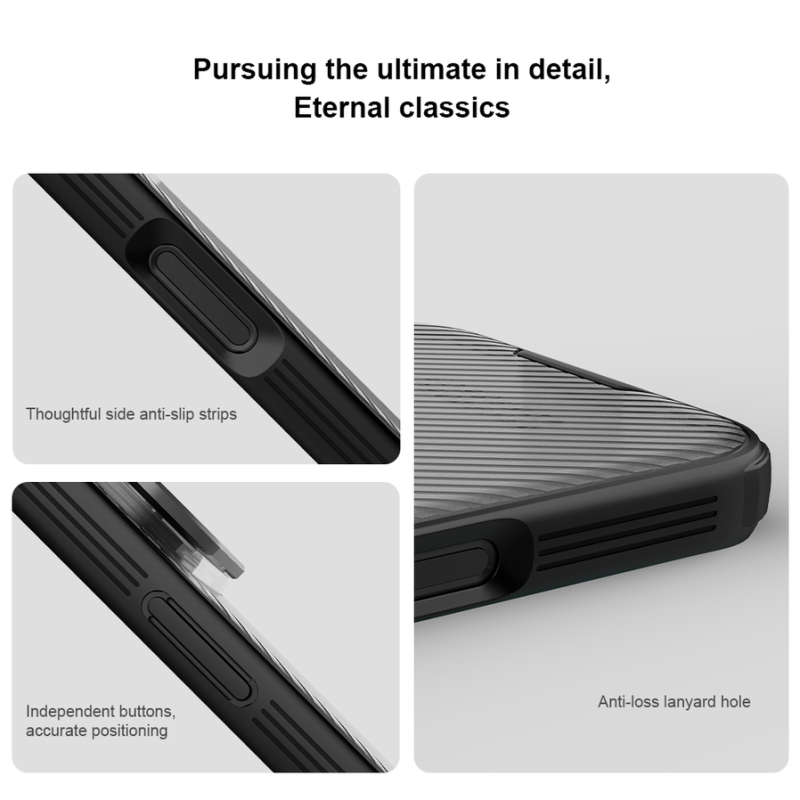 Nillkin CamShield Prop Magnetic Case for Apple iPhone 17 Pro Max/18 Pro Max Transparent Black