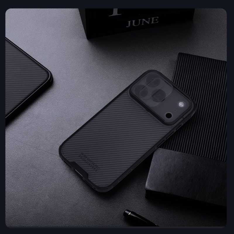 Nillkin CamShield PRO Case for Apple iPhone 17 Pro/18 Pro Transparent Black