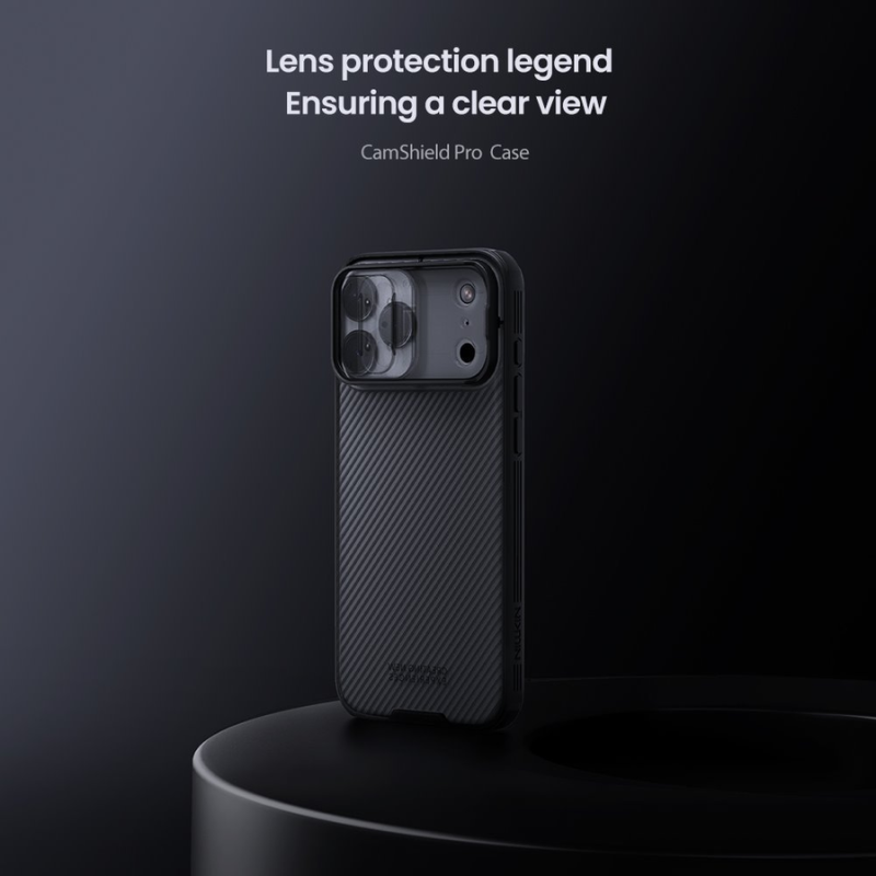Nillkin CamShield PRO Case for Apple iPhone 17 Pro Max/18 Pro Max Transparent Black
