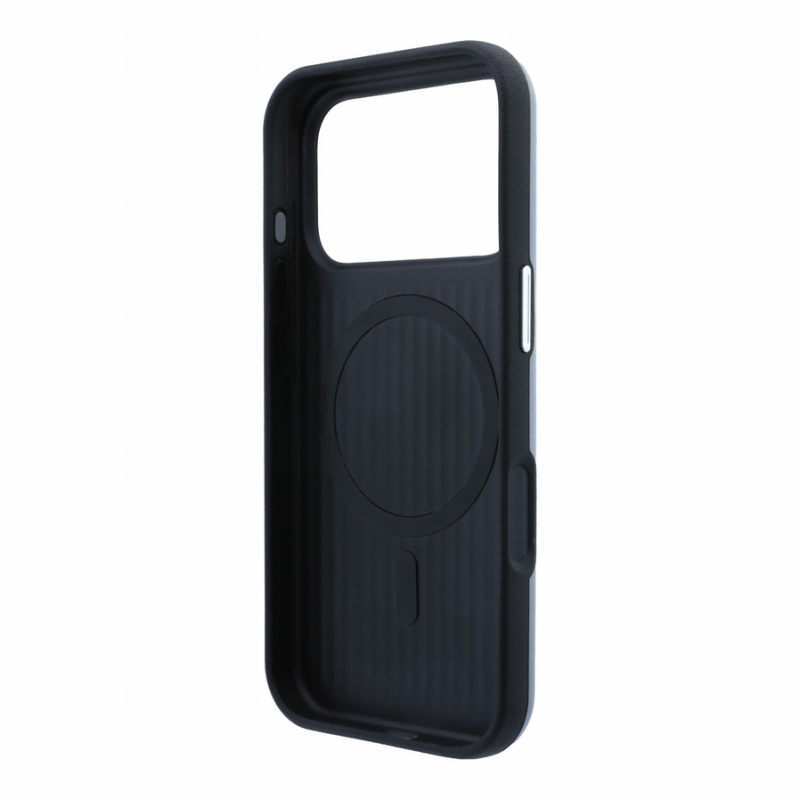 Karl Lagerfeld PU Semi Wrap Smooth Sketch Bodies Magsafe Case for iPhone 18 Pro Max Blue