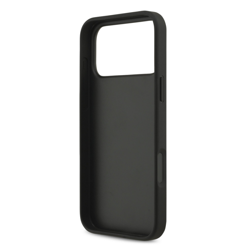 Guess PU 4G Metal Logo Case for iPhone 18 Pro Max Grey