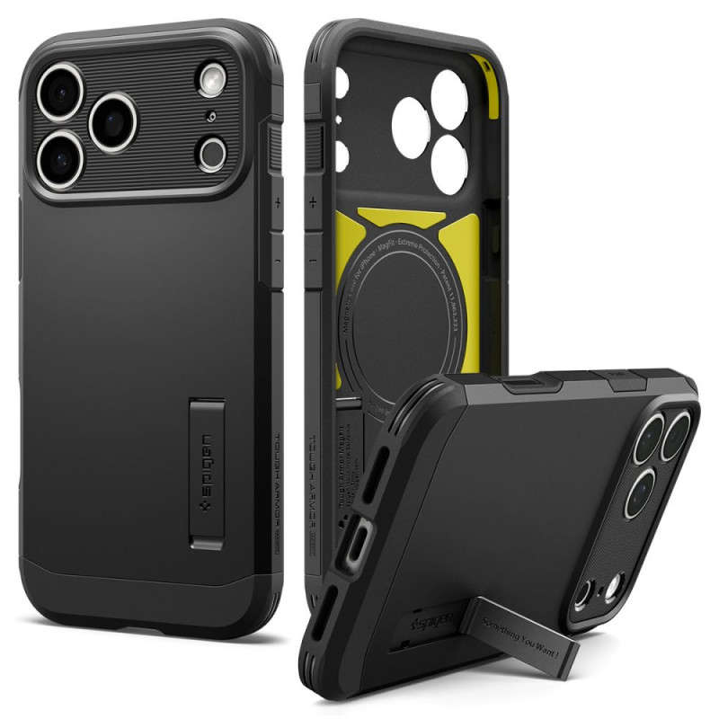 Spigen Tough Armor MagSafe-skal till iPhone 18 Pro / 17 Pro  svart