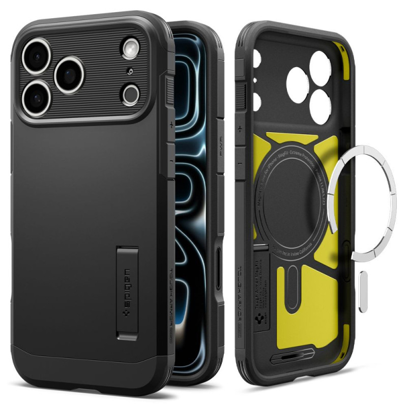 Spigen Tough Armor-skal till iPhone 18 Pro Max / 17 Pro Max - Svart
