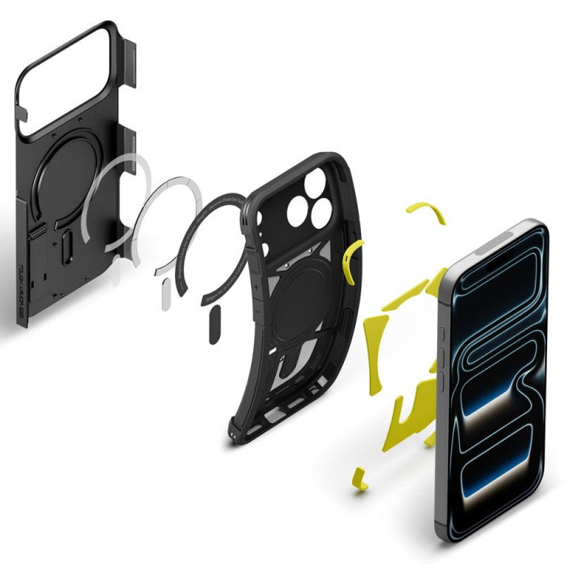Spigen Tough Armor-skal till iPhone 18 Pro Max / 17 Pro Max - Svart