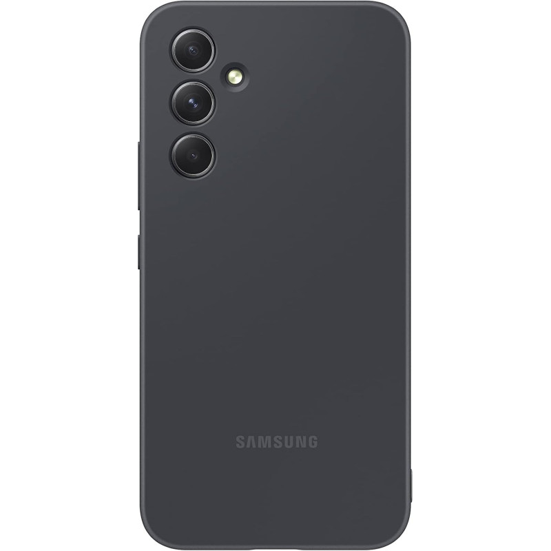 Samsung Silicone Case EF-PA546 för Galaxy A54 5G, mobilskal, skyddsfodral i svart