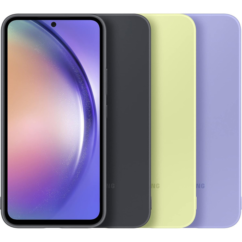 Samsung Silicone Case EF-PA546 för Galaxy A54 5G, mobilskal, skyddsfodral i svart