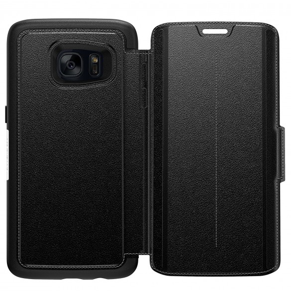Otterbox Strada Läder Folio Case till Samsung Galaxy S7 Edge - Phantom Svart