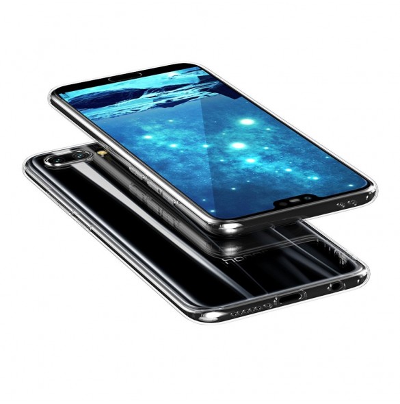 Genomskinligt och väldigt snyggt skydd för Huawei Honor 10.