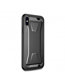 Svart och väldigt snyggt fodral för iPhone XS / X.