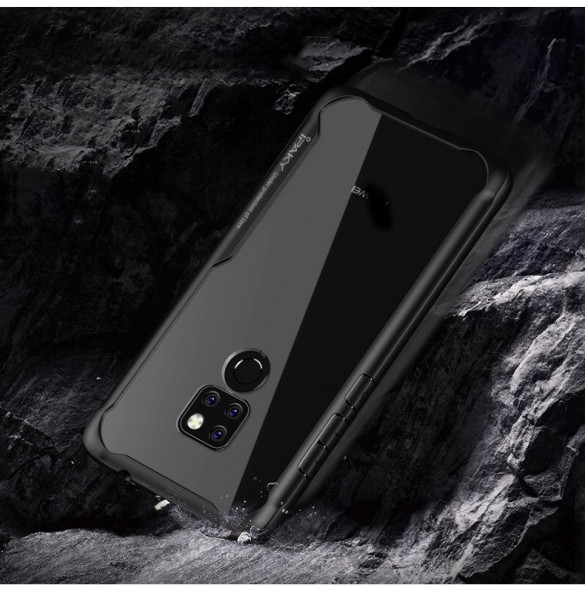Svart och väldigt snyggt skydd för Huawei Mate 20 Lite.