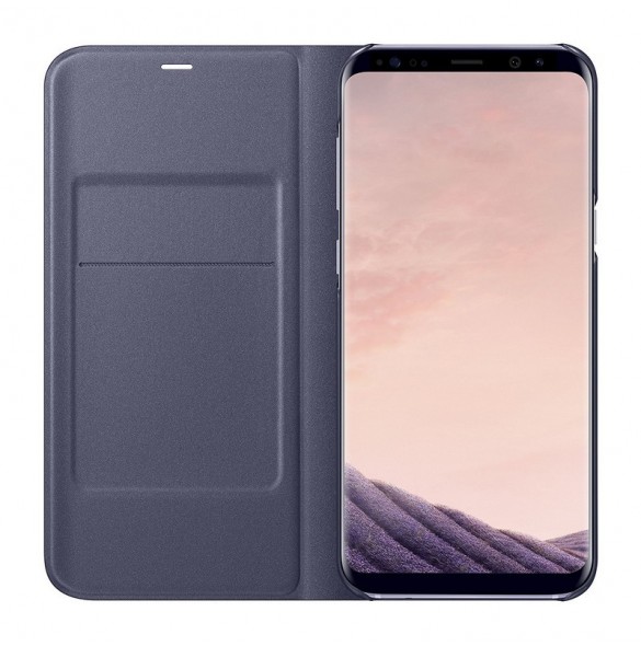 Samsung EF-NG955PVE LED View Cover Vikbart Fodral Till Samsung Galaxy S8 Plus - Violett