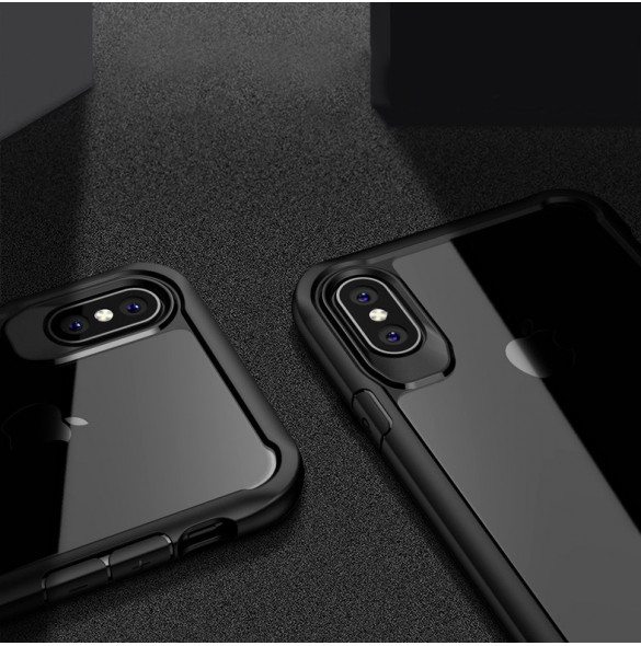 Svart och väldigt snyggt skydd till iPhone XS / X.