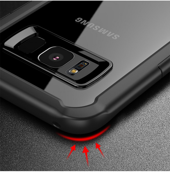 Svart och väldigt snyggt skydd till Samsung Galaxy 8 Plus G955.