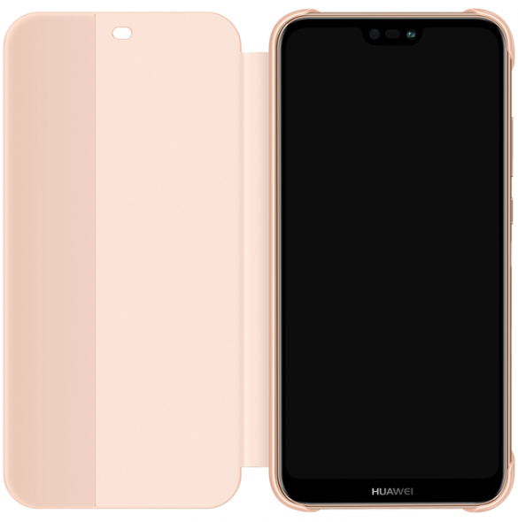 Huawei S-View Cover Vikbart Fodral Till Huawei P20 Lite - Rosa(51992315)