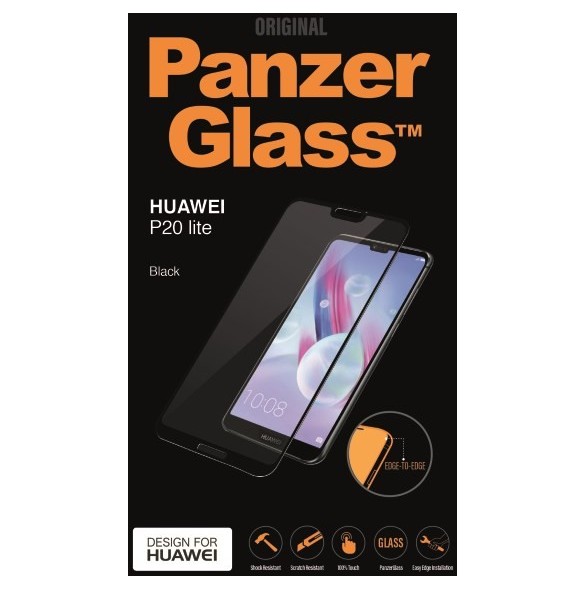 Huawei P20 Lite PanzerGlass Skärmskydd - Svart
