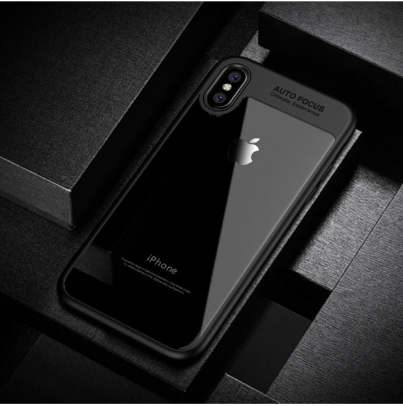Svart och väldigt snyggt fodral för iPhone XS / X.