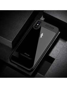 Svart och väldigt snyggt fodral för iPhone XS / X.