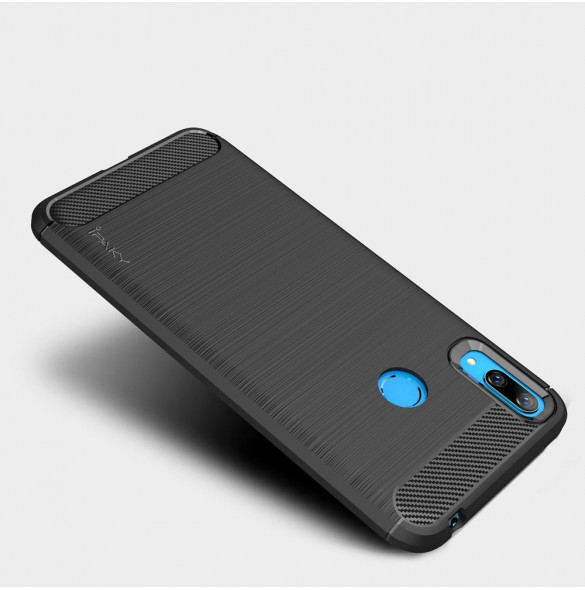 Svart och väldigt snyggt skydd till Huawei Y7 2019 / Y7 Prime 2019.
