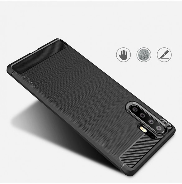 Svart och väldigt snyggt skal till Huawei P30 Pro.