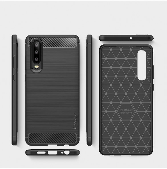 Svart och väldigt snyggt skal till Huawei P30.