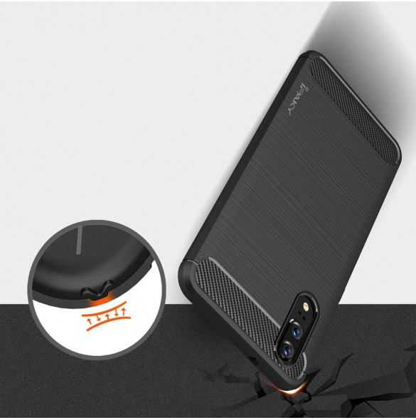 Pålitligt och bekvämt fodral för Huawei P20.