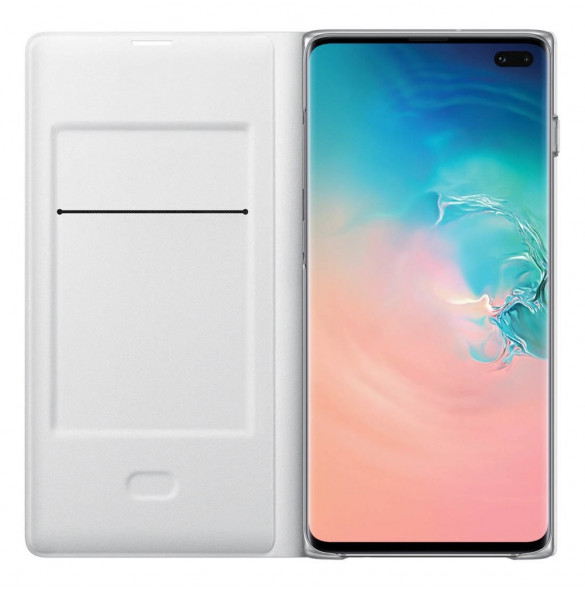 Vitt och mycket snyggt fodral till Samsung Galaxy S10 Plus.