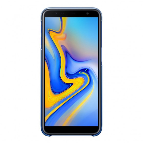 Blått och väldigt elegant lock till Samsung Galaxy J6 Plus 2018 J610.