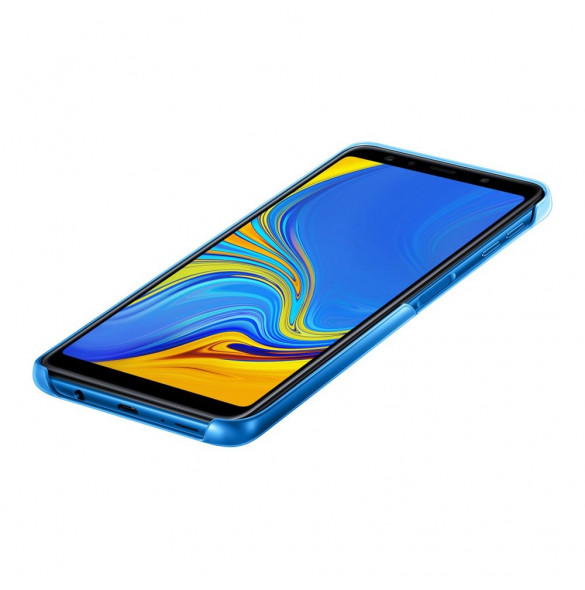 Blått och väldigt snyggt omslag från Samsung.