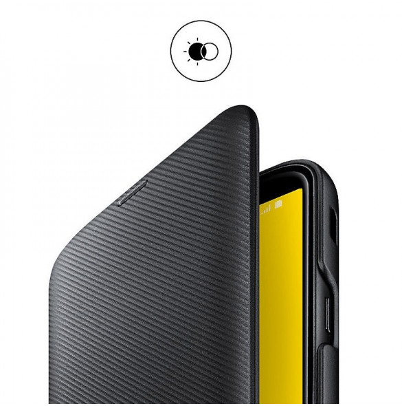 Svart och väldigt snyggt omslag från Samsung.