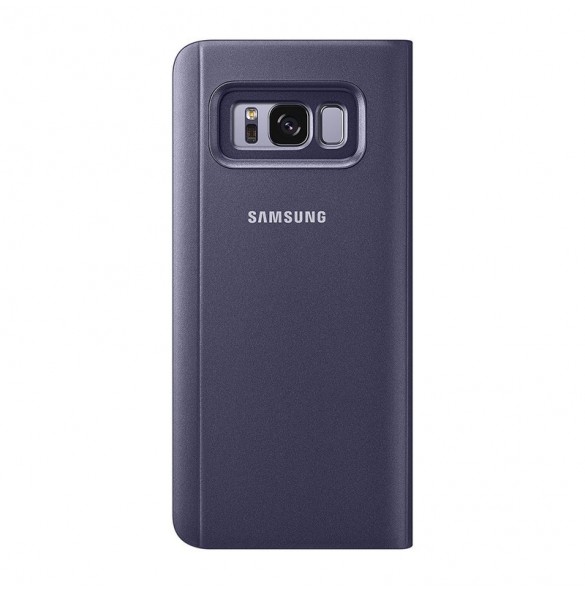 Samsung EF-ZG950CVE Clear View Cover Vikbart Fodral Till Samsung Galaxy S8 - Violett