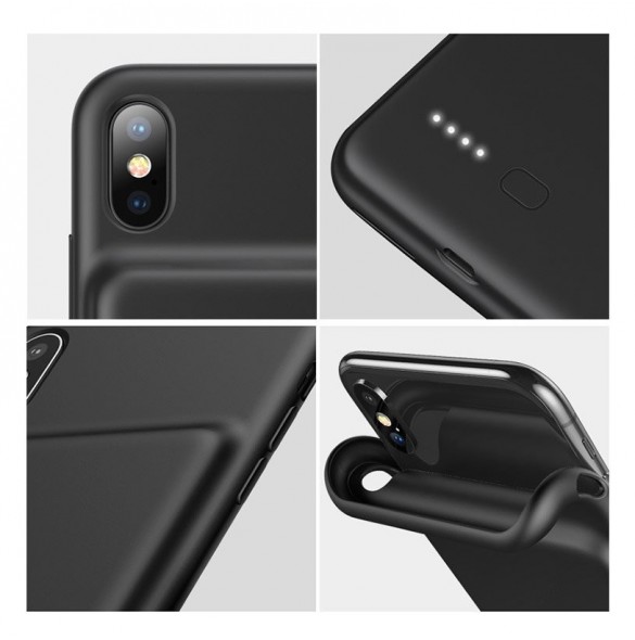 Ladda din iPhone XS Max och batterifodral samtidigt.
