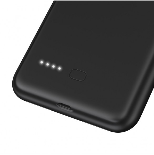 Svart och väldigt snyggt skal till iPhone XR.