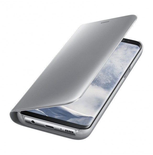 Silver och mycket snyggt skal till Samsung Galaxy S8.